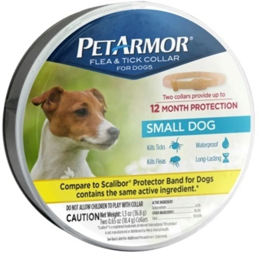 PetArmor Flea & Tick Collar for Dogs Small 12 Month Protection Waterproof